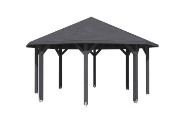 Preview: Skanholz Pavillon Nice 3, Leimholz, grau