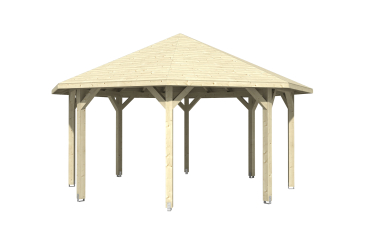 Preview: Skanholz Pavillon Nice 3, Leimholz, natur