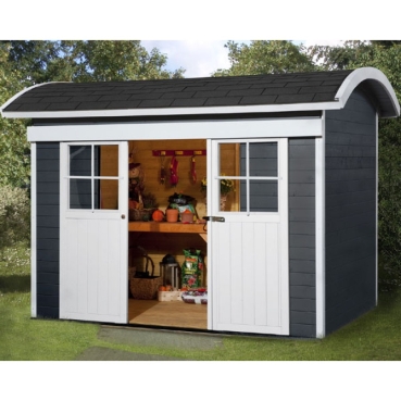Weka Gartenhaus mit Schiebetür 228 in 21 mm