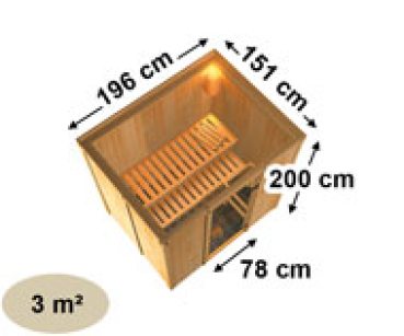 Preview: Karibu Fanja Fronteinstieg 230 Volt