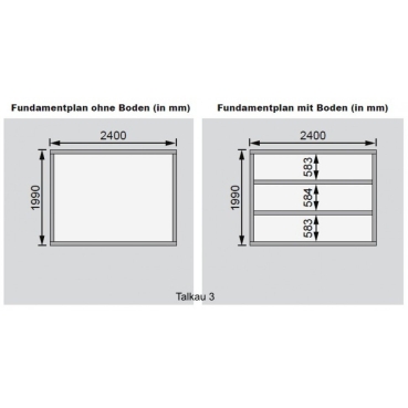 Preview: Karibu Woodfeeling Gartenhaus Talkau 3/4/6/8 - 28 mm