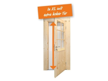 Wolff Finnhaus Gartenhaus Carmen 4530 Klassik XL