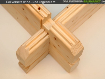 Preview: Wolff Finnhaus Gartenhaus Carmen 4530 Klassik XL