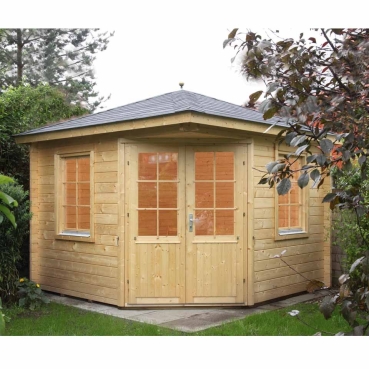 Wolff Finnhaus Gartenhaus Morla 3030 isolierverglast