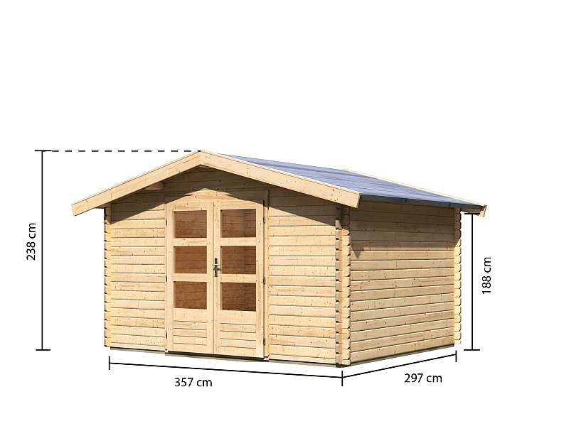 Woodhome Ch Tun Sie Sich Etwas Gutes Mit Holz Karibu Gartenhaus Meldorf 4 Natur
