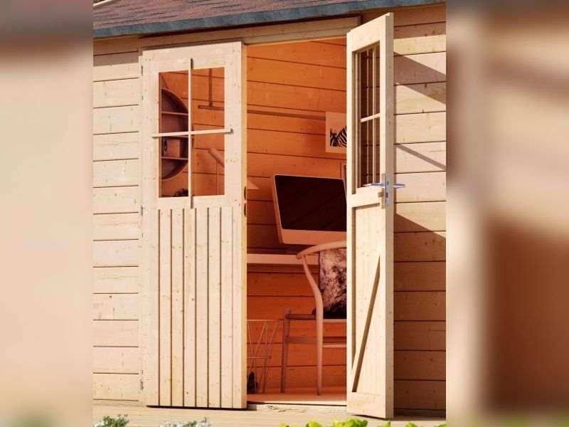 Woodhome Ch Tun Sie Sich Etwas Gutes Mit Holz Karibu Gartenhaus Torgau 6 Natur In 40mm