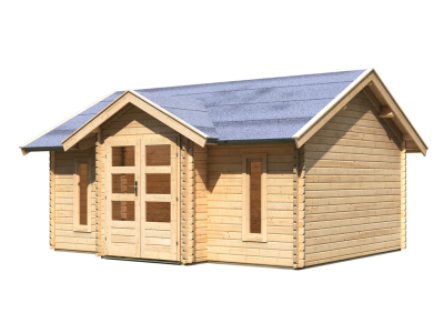 Woodfeeling Blockbohlenhaus Nordland 40mm