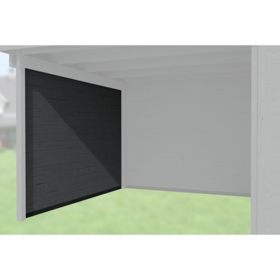 Weka Seitenwand für Anbau 240 cm tief für Designhaus 126, 172