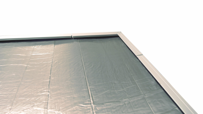 Weka Set selbstklebende Dachbahn silbergrau für Saunahaus FARSUND und KUOPIO (3 Rollen)