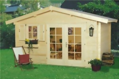 weka Zusatz-Doppeltür für Blockbohlenhäuser 21 und 28 mm