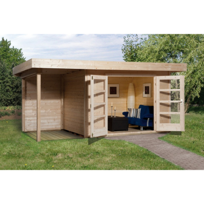 Weka 28 mm Designhaus 126 A inkl. 150 cm Anbau in 2 Grössen