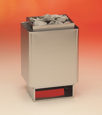 Saunaofen HOTLINE 34 A in Wandausführung 9 kW in Edelstahl