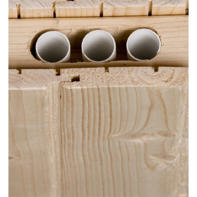 Weka Elementsauna Varberg 2 mit Eckeinstieg - 68 mm