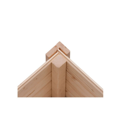 Karibu Gartenhaus Qubic 2 mit Schiebetür - 19 mm