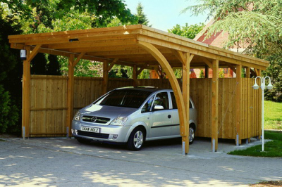 Rundbogen für Flach- und Walmdach-Carports  1 Stück