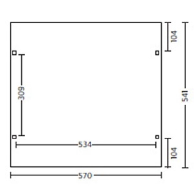 Skanholz Design-Doppel-Carport Westerwald B570 x T541cm