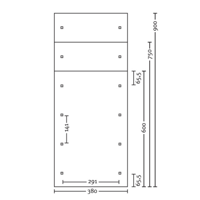 Satteldach-Einzel-Carport ca. B:380 x T:750 cm mit Dachschalung