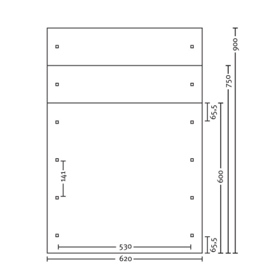 Satteldach-Doppel-Carport ca. B:620 x T:900cm mit Dachschalung