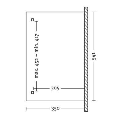 Terrassenüberdachung Ravenna Douglasie-ohne Mittelpfosten B541 x T350cm