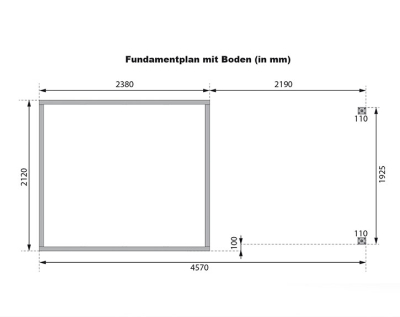 Karibu Hybrid-Gartenhaus Jupiter 3 B + 2,4m Anbaudach - 19mm Elementhaus - Geräteschuppen - Pultdach - terragrau/grau