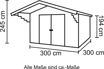 Lasita Maja Gartenhaus VILJANDI 484