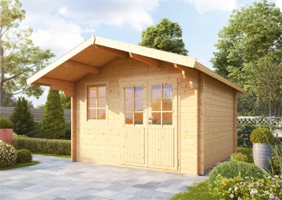 Wolff Gartenhaus Lotta 3636 XL in 44mm