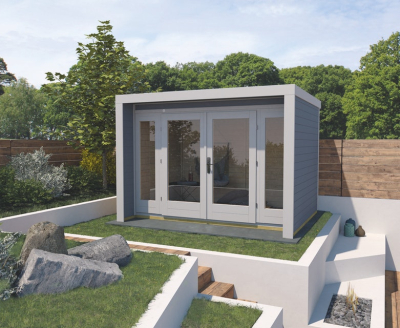 Weka Gartenhaus 263 mit großer Glasfront - 28 mm  Grösse 3