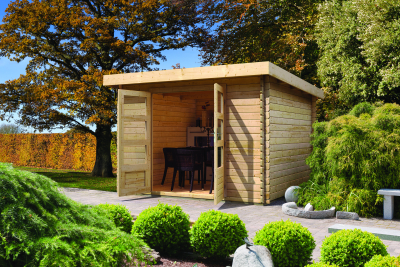 Woodfeeling Gartenhaus Bastrup 2 - 28 mm