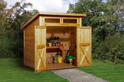 Weka 19 mm Gartenhaus 325 A 198 x 194 cm in Natur oder Lasiert