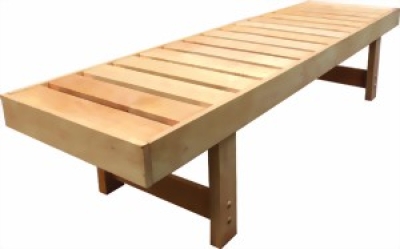 KARIBU Ruhebank aus Espenholz