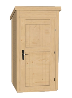 Weka 21 mm Gartenhaus/Gartenschrank 367 in 4 Farbtönen