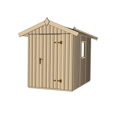 Weka Schwedenhaus - 32 mm Gartenhaus Grösse 3