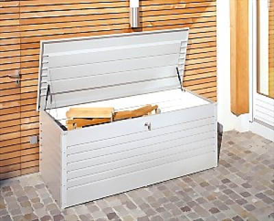 Biohort Metall-Freizeitbox 130 silbergrau