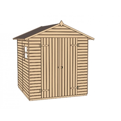 Weka 14 mm Gerätehaus Nr. 346 Doppeltür