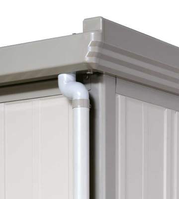 Metallgerätehaus Sunna 2219 in rauchgrau im Set - Kopie