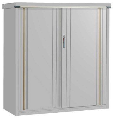 Gartengeräteschrank Matthis 1305 Set rauchgrau aus Metall - Kopie