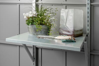 Tisch Klapptisch mit Regalhalter