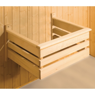 Weka Premium Massivholzsauna Turku 1 Sparset 1 inkl. 7,5 kW Ofen und Leuchtenset - 45 mm