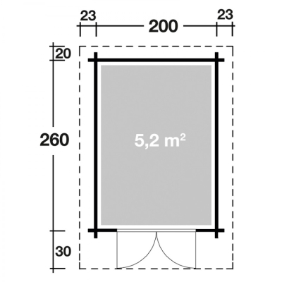 Wolff Finnhaus Ellen 2020-A/B Gartenhaus