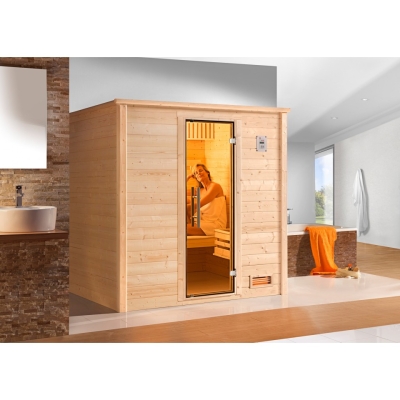 Weka Premium Massivholzsauna Bergen 2 - 45 mm