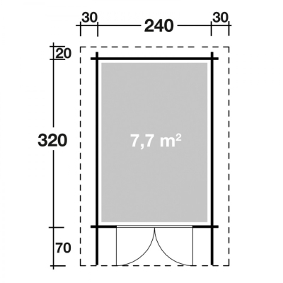 Wolff Finnhaus Blockbohlenhaus Birka 2424-A/C