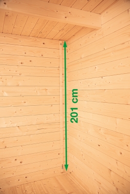 Wolff Finnhaus Gartenhaus Emilie 4324 Typ 2 in 34mm