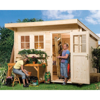 Weka 28 mm Gartenhaus 116 Grösse 1