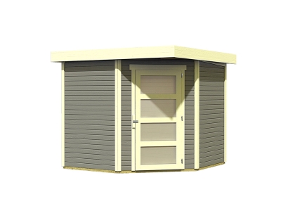 Woodfeeling Gartenhaus Schwandorf 5 mit Anbau 275 cm