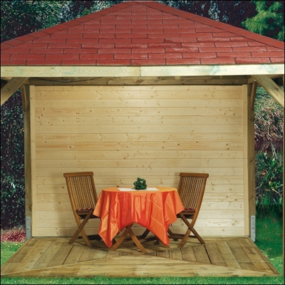 Wandelement geschl. für Gartenoase 651 Gr.2 und 651 C Gr.1