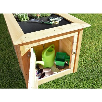 Weka Profi-Hochbeet 669 mit Stauraum und Ablage in vier Farben