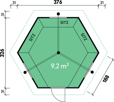Wolff Finnhaus Grillkota Knud 3228
