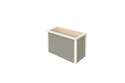 Karibu Hochbeet 1 in seidengrau