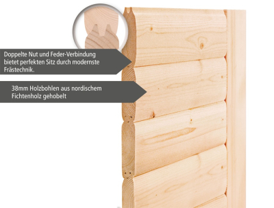 Karibu Gartensauna Saunahaus Hytti 2