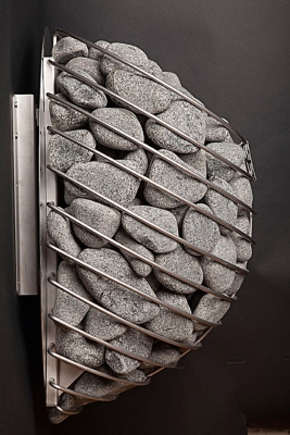 Wolff Finnhaus Premium Saunaofen hängend 9 kW mit Steinen